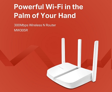 Router WiFi N 300Mbps MW305R
